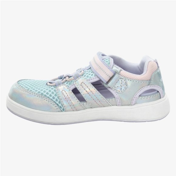 NEW Stride Rite Sizes 5-10 Toddler Girls Seaton Sneaker Sandal Machine Washable - Picture 5 of 8